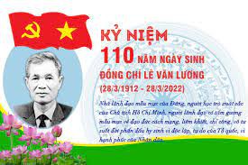 Kỷ niệm 110 năm ngày sinh đồng chí Lê Văn Lương (28/3/1912–28/3/2022)